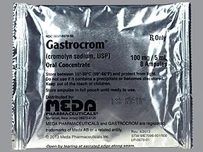 Gastrocrom 100 mg/5 mL oral concentrate