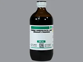 ferric subsulfate (bulk) 20 to 22 gram/100 mL solution