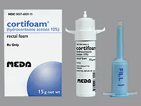 Cortifoam 10 % (80 mg) rectal