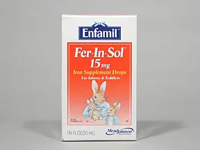 Fer-In-Sol 15 mg iron (75 mg)/mL oral drops