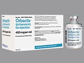 Orbactiv 400 mg intravenous solution