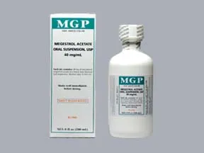 megestrol 400 mg/10 mL (40 mg/mL) oral suspension