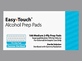 Easy Touch Alcohol Prep Pads
