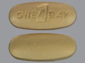 One-A-Day Womens Formula 18 mg iron-400 mcg-500 mg Ca tablet