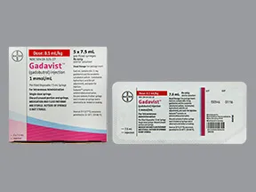Gadavist 7.5 mmol/7.5 mL (1 mmol/mL) intravenous syringe