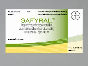 Safyral 3 mg-0.03 mg-0.451 mg (21)/0.451 mg (7) tablet