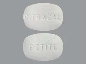 Citracal-D3 Petites 200 mg calcium-6.25 mcg (250 unit) tablet