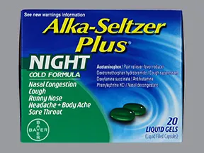 Alka-Seltzer Plus Cold Night 6.25 mg-5 mg-10 mg-325 mg capsule