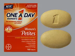One-A-Day Women's Petites 9 mg iron-200 mcg tablet