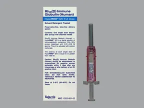 HyperRHO S/D 1,500 unit (300 mcg) intramuscular syringe