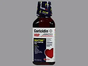 Coricidin HBP Cold-Multi Symptom 6.25 mg-15 mg-325 mg/15 mL oral liqd