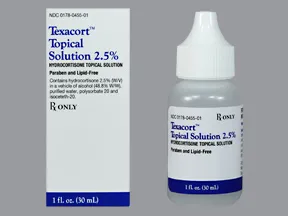 Texacort 2.5 % topical solution