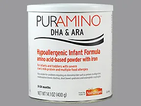 PurAmino DHA-ARA 2.8-5.3-10.6 gram/100 kcal oral powder