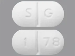 This medicine is a white, oblong, scored, film-coated, tablet imprinted with 