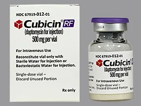Cubicin RF 500 mg intravenous solution