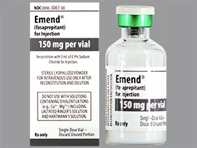 Emend (fosaprepitant) 150 mg intravenous solution