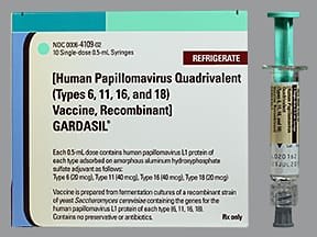 Gardasil (PF) 20mcg-40mcg-40mcg-20mcg/0.5mL intramuscular syringe