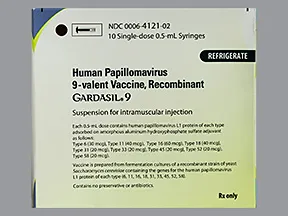 Gardasil 9 (PF) 0.5 mL intramuscular syringe