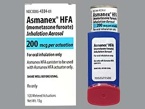 Asmanex HFA 200 mcg/actuation aerosol inhaler