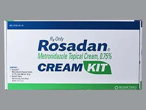 Rosadan 0.75 % top,cleanser and cream kit