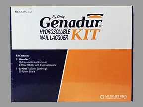 Genadur (with Lexinal) 2,500 mcg kit