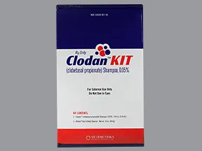 Clodan Kit 0.05 % topical kit, shampoo and cleanser