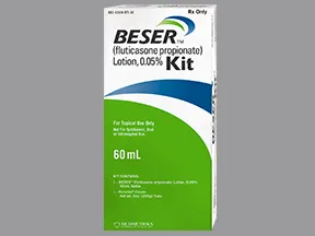Beser Kit 0.05 % kit,top lotion and cream,emollient