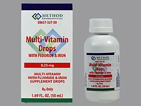 Multi-Vit with Fluoride and Iron 0.25 mg-10 mg/mL oral drops