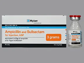 Ampicillin Sulbactam Side Effects