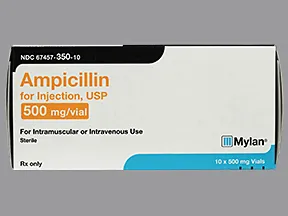 ampicillin 500 mg solution for injection