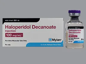 Haloperidol decanoate injection uses