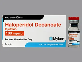 haloperidol decanoate 100 mg/mL intramuscular solution