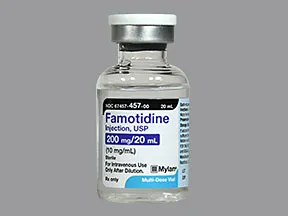 famotidine 10 mg/mL intravenous solution