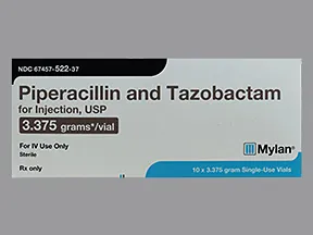 piperacillin-tazobactam 3.375 gram intravenous solution