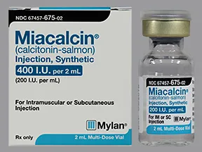 Miacalcin 200 unit/mL injection solution