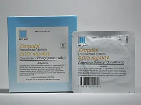 estradiol 0.075 mg/24 hr weekly transdermal patch