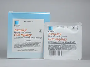 estradiol 0.06 mg/24 hr weekly transdermal patch
