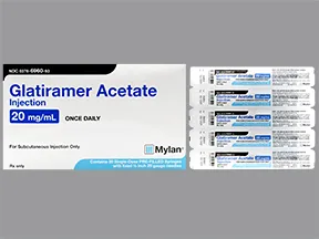 glatiramer 20 mg/mL subcutaneous syringe