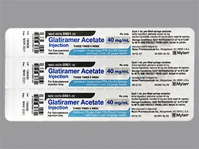 glatiramer 40 mg/mL subcutaneous syringe