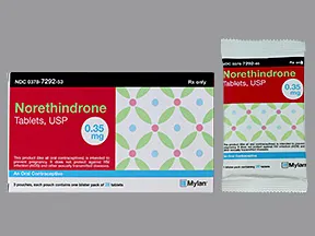 norethindrone (contraceptive) 0.35 mg tablet