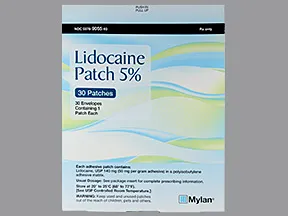 lidocaine 5 % topical patch