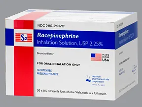 S2 Racepinephrine 2.25 % solution for nebulization
