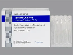 sodium chloride 7 % for nebulization
