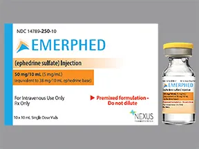 Emerphed 5 mg/mL intravenous solution