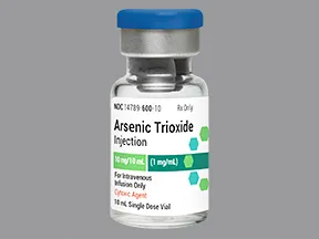 arsenic trioxide 1 mg/mL intravenous solution