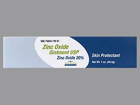 zinc oxide 20 % topical ointment