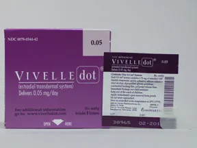 Vivelle-Dot 0.05 mg/24 hr transdermal patch