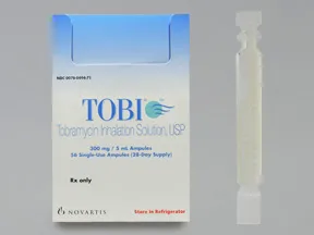 Tobi 300 mg/5 mL solution for nebulization