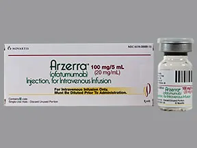 Arzerra 100 mg/5 mL intravenous solution