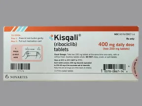 Kisqali 400 mg/day (200 mg x 2) tablet